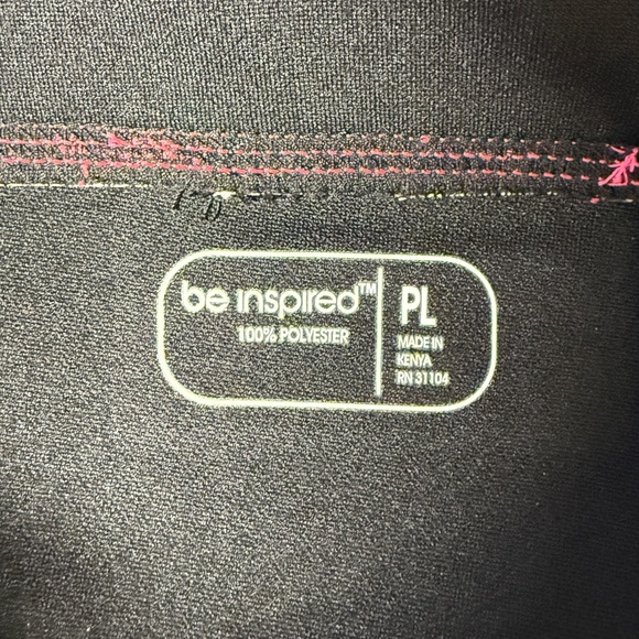 Retro Power Pink and Black Be Inspired Activewear Set NWOT - Picture 4 of 14